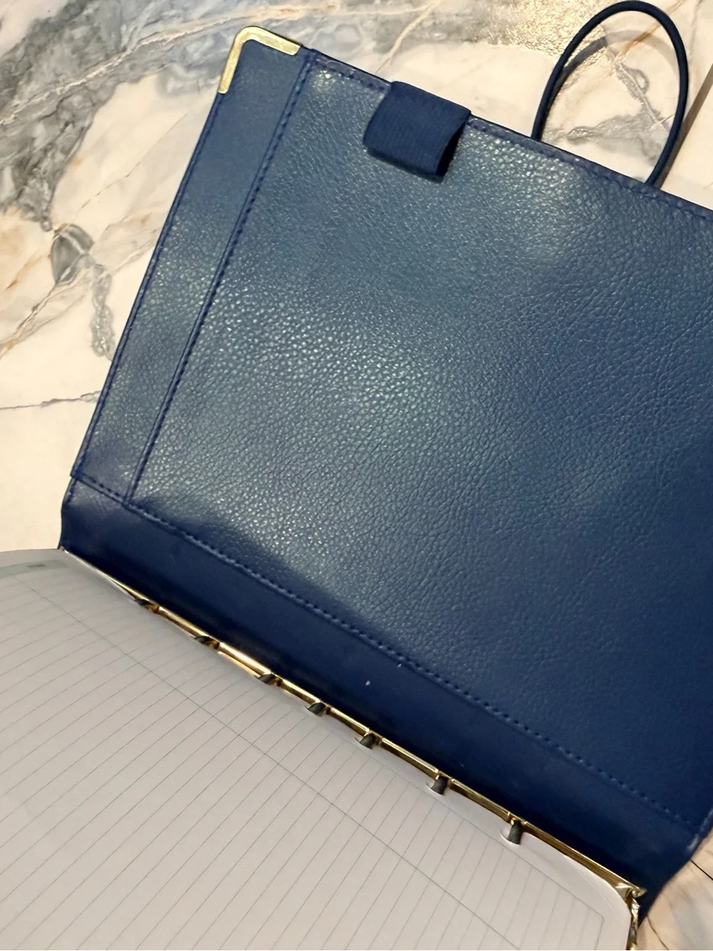 Emily Ley Simplified Planner Binder Multicolor Stripe 2016 Gold Hardware